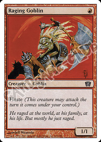 212 / 350 Raging Goblin comune (EN) -NEAR MINT-