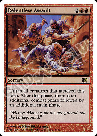 214 / 350 Relentless Assault rara (EN) -NEAR MINT-