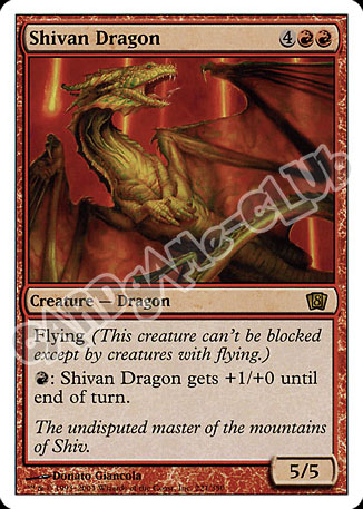 221 / 350 Shivan Dragon rara (EN) -NEAR MINT-