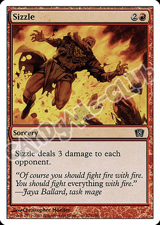 224 / 350 Sizzle comune (EN) -NEAR MINT-