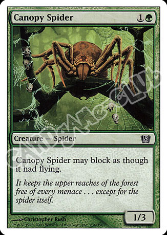 236 / 350 Canopy Spider comune (EN) -NEAR MINT-