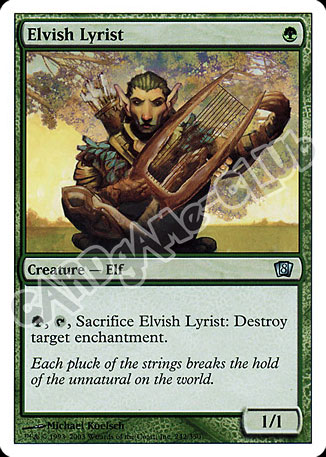 242 / 350 Elvish Lyrist non comune (EN) -NEAR MINT-