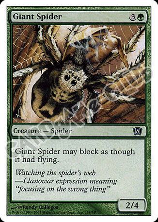 255 / 350 Giant Spider comune (EN) -NEAR MINT-