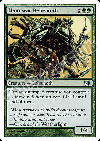 261 / 350 Llanowar Behemoth non comune (EN) -NEAR MINT-