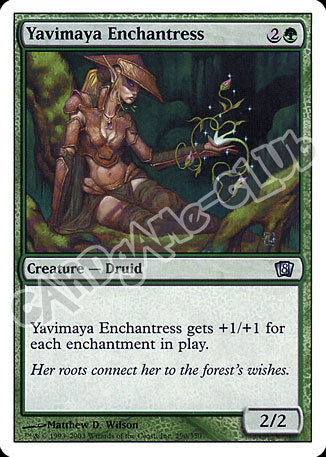 290 / 350 Yavimaya Enchantress non comune (EN) -NEAR MINT-