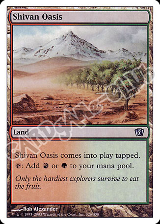 326 / 350 Shivan Oasis non comune (EN) -NEAR MINT-