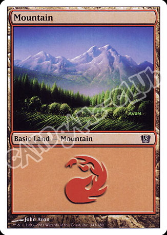 343 / 350 Mountain comune (EN) -NEAR MINT-