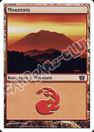 345 / 350 Mountain comune (EN) -NEAR MINT-