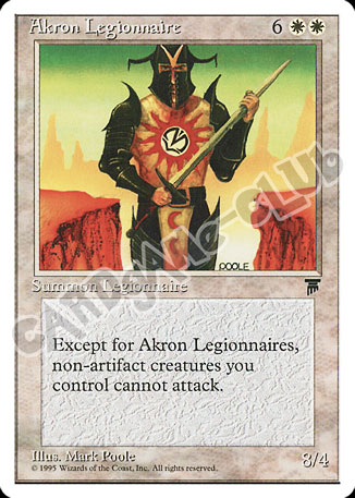 Akron Legionnaire rara (EN) -NEAR MINT-