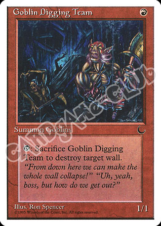 Goblin Digging Team comune (EN) -NEAR MINT-