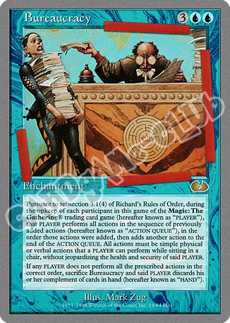 Bureaucracy rara (EN) -NEAR MINT-