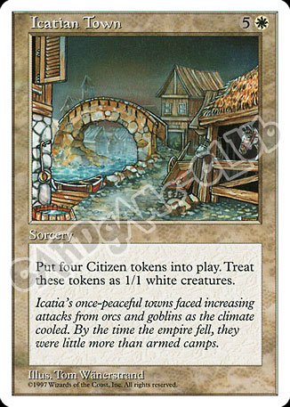 Icatian Town rara (EN) -NEAR MINT-