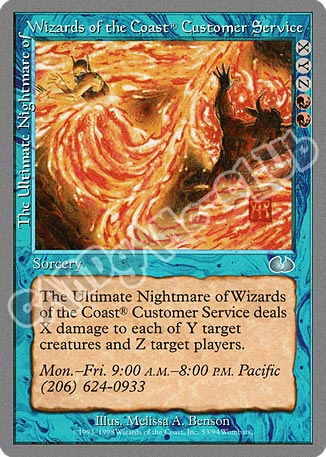 The Ultimate Nightmare of Wizard of the Coast Customer Service non comune (EN) -NEAR MINT-