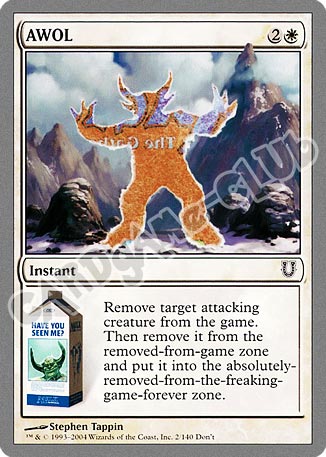 002 / 140 AWOL comune (EN) -NEAR MINT-