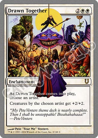 008 / 140 Drawn Together rara (EN) -NEAR MINT-