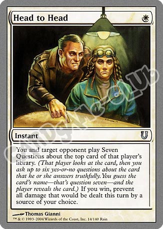 014 / 140 Head to Head non comune (EN) -NEAR MINT-