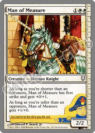 018 / 140 Man of Measure comune (EN) -NEAR MINT-