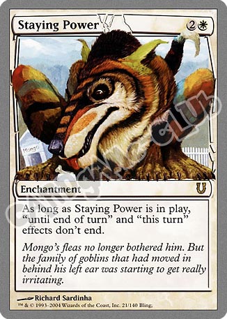 021 / 140 Staying Power rara (EN) -NEAR MINT-