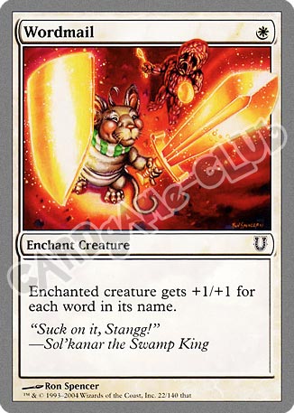 022 / 140 Wordmail comune (EN) -NEAR MINT-