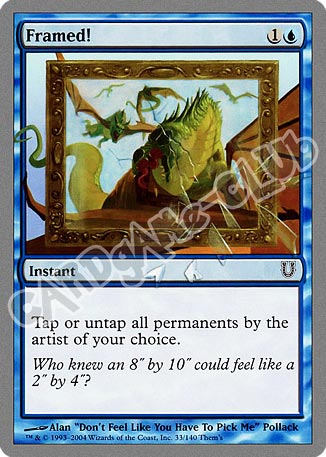 033 / 140 Framed! comune (EN) -NEAR MINT-