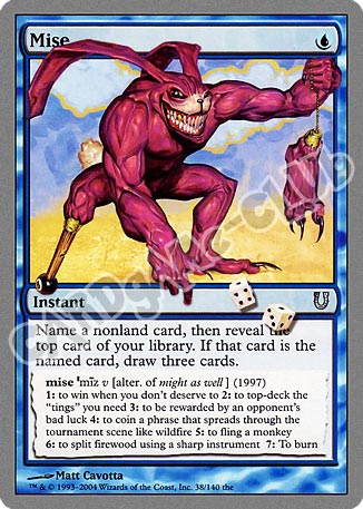 038 / 140 Mise non comune (EN) -NEAR MINT-