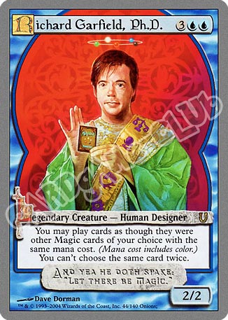 044 / 140 Richard Garfield, Ph.D. rara (EN) -NEAR MINT-