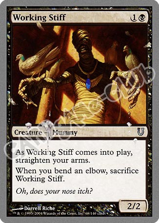 068 / 140 Working Stiff non comune (EN) -NEAR MINT-