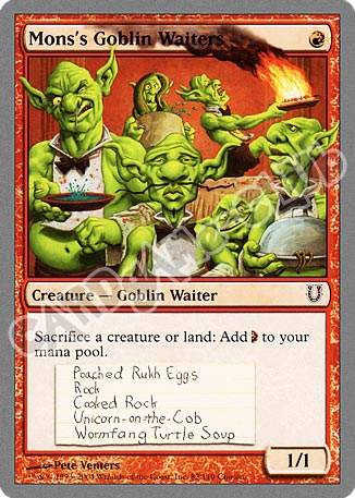 082 / 140 Mons's Goblin Waiters comune (EN) -NEAR MINT-