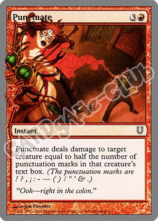 084 / 140 Punctuate comune (EN) -NEAR MINT-