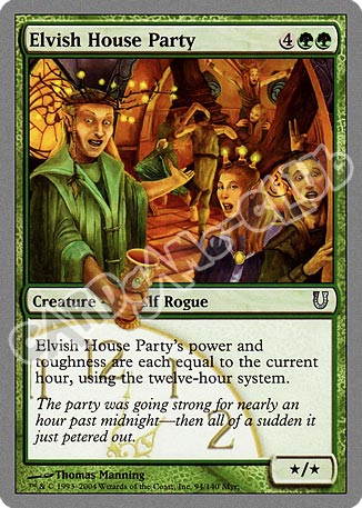 094 / 140 Elvish House Party non comune (EN) -NEAR MINT-