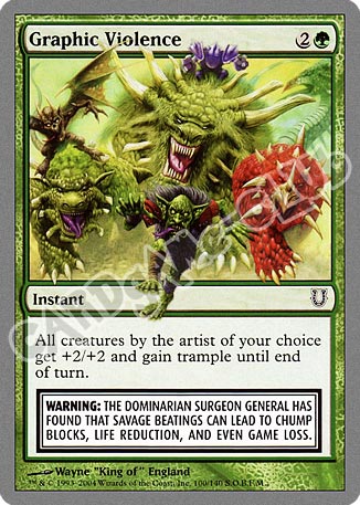 100 / 140 Graphic Violence comune (EN) -NEAR MINT-