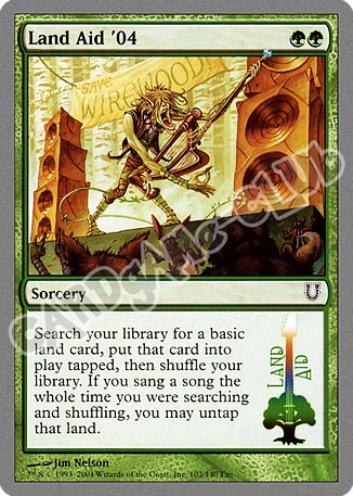 102 / 140 Land Aid ' 04 comune (EN) -NEAR MINT-