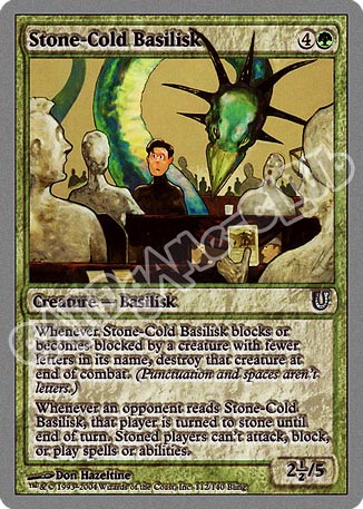 112 / 140 Stone-Cold Basilisk non comune (EN) -NEAR MINT-