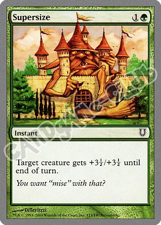 113 / 140 Supersize comune (EN) -NEAR MINT-