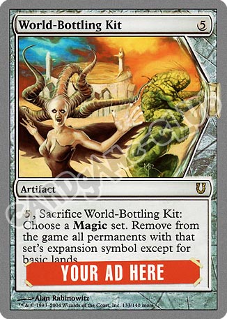 133 / 140 World-Bottling Kit rara (EN) -NEAR MINT-