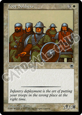 Foot Soldiers comune (EN) -NEAR MINT-