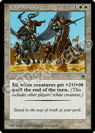 Valorous Charge non comune (EN) -NEAR MINT-