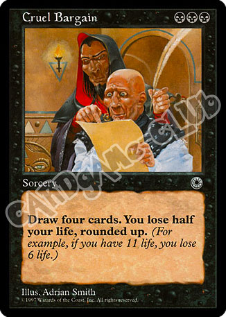 Cruel Bargain rara (EN) -NEAR MINT-