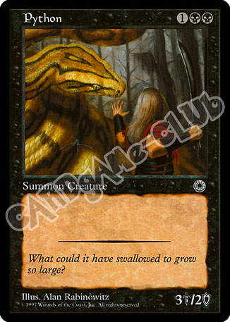 Python comune (EN) -NEAR MINT-