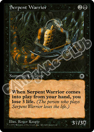 Serpent Warrior comune (EN) -NEAR MINT-