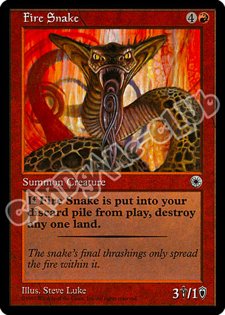 Fire Snake comune (EN) -NEAR MINT-