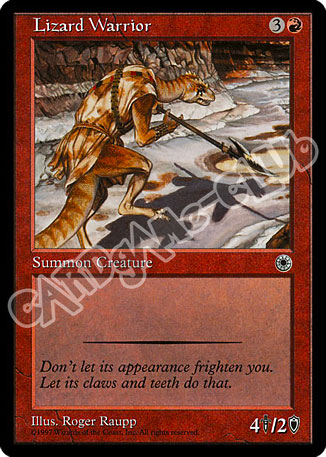 Lizard Warrior comune (EN) -NEAR MINT-