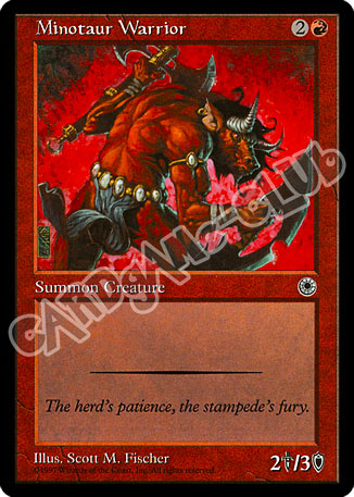 Minotaur Warrior comune (EN) -NEAR MINT-