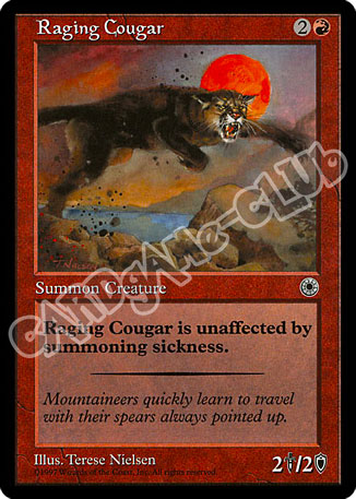 Raging Couguar comune (EN) -NEAR MINT-