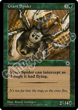 Giant Spider comune (EN) -NEAR MINT-