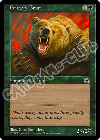 Grizzly Bears comune (EN) -NEAR MINT-