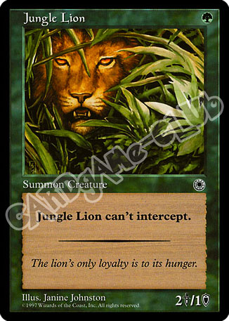 Jungle Lion comune (EN) -NEAR MINT-