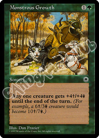 Monstrous Growth #1 comune (EN) -NEAR MINT-