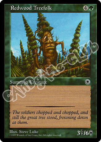 Redwood Treefolk comune (EN) -NEAR MINT-