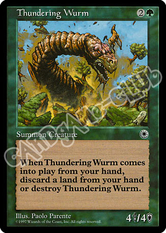 Thundering Wurm rara (EN) -NEAR MINT-